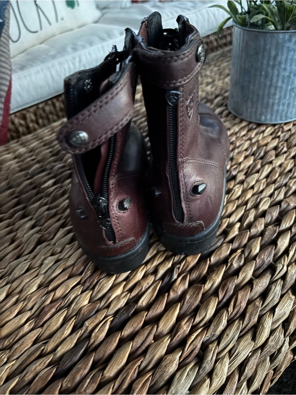 Ariat Women's Dark Brown Leather Lace-Up paddock Boots - Picture 2 of 7